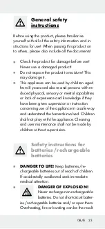 Preview for 23 page of Powerfix Profi 306954 Operation And Safety Notes