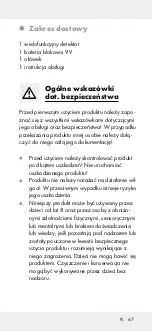 Preview for 67 page of Powerfix Profi 306954 Operation And Safety Notes