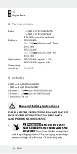 Preview for 16 page of Powerfix Profi 306956 Operation And Safety Notes