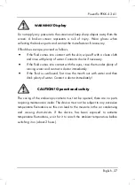 Preview for 29 page of Powerfix Profi 309587 Operating Instructions And Safety Instructions