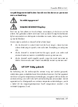 Preview for 71 page of Powerfix Profi 309587 Operating Instructions And Safety Instructions