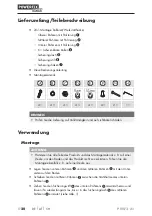 Предварительный просмотр 23 страницы Powerfix Profi 322310 1901 Operating Instructions Manual