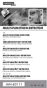 Preview for 1 page of Powerfix Profi 40111 Operation And Safety Notes