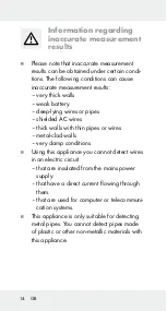 Preview for 14 page of Powerfix Profi 40111 Operation And Safety Notes