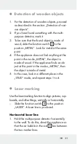 Preview for 23 page of Powerfix Profi 40111 Operation And Safety Notes