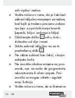 Preview for 20 page of Powerfix Profi 61659 Operation And Safety Notes