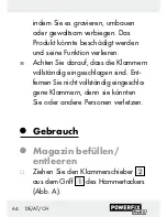 Preview for 64 page of Powerfix Profi 61659 Operation And Safety Notes