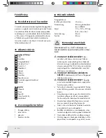 Предварительный просмотр 10 страницы Powerfix Profi 75638 Operation And Safety Notes