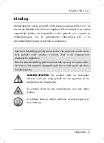 Preview for 23 page of Powerfix Profi 94343 User Manual And Service Information