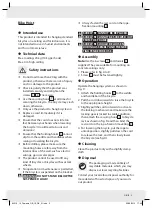 Preview for 3 page of Powerfix Profi 94516 Assembly And Safety Advice