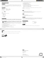 Preview for 2 page of Powerfix Profi CL-B01 Operation And Safety Notes