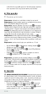 Preview for 18 page of Powerfix Profi Cordless LED work light Operation And Safety Notes