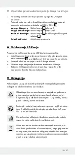 Preview for 27 page of Powerfix Profi Cordless LED work light Operation And Safety Notes