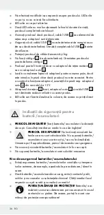 Preview for 36 page of Powerfix Profi Cordless LED work light Operation And Safety Notes