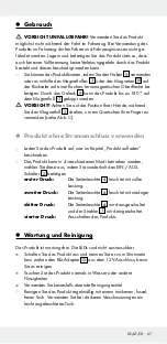 Preview for 67 page of Powerfix Profi Cordless LED work light Operation And Safety Notes