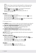 Предварительный просмотр 14 страницы Powerfix Profi HG00921A Operation And Safety Notes