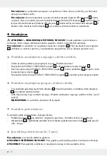 Предварительный просмотр 42 страницы Powerfix Profi HG01386A Operation And Safety Notes