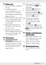 Preview for 10 page of Powerfix Profi HG01613 Operation And Safety Notes