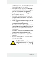 Preview for 13 page of Powerfix Profi IAN 40111 Operation And Safety Notes