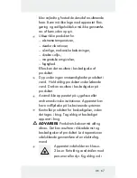 Preview for 67 page of Powerfix Profi IAN 40111 Operation And Safety Notes