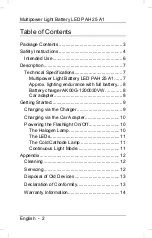 Preview for 4 page of Powerfix Profi PAH 25 A1 User Manual And Service Information