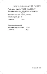 Preview for 37 page of Powerfix Profi PAH 25 A1 User Manual And Service Information