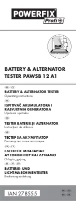 Preview for 1 page of Powerfix Profi PAWSB 12 A1 Operating Instructions Manual