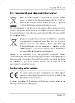 Предварительный просмотр 39 страницы Powerfix Profi PEK 2.3 A2 Operating Instructions And Safety Instructions