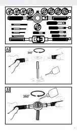 Предварительный просмотр 3 страницы Powerfix Profi Tap & Die Set Operation And Safety Notes