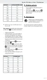 Предварительный просмотр 7 страницы Powerfix Profi Tap & Die Set Operation And Safety Notes