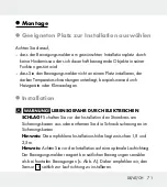 Предварительный просмотр 71 страницы Powerfix Profi Z31712A/C Operation And Safety Notes