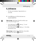 Предварительный просмотр 36 страницы Powerfix Profi 78526 Operation And Safety Notes