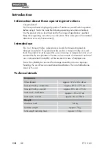 Preview for 4 page of Powerfix PTS 2 A1 Operating Instructions Manual