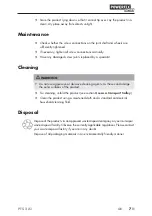 Preview for 9 page of Powerfix PTS 2 A1 Operating Instructions Manual