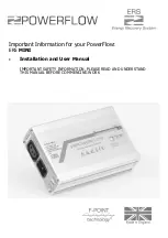 PowerFlow ERS MINI Installation And User Manual предпросмотр