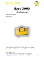 Powergen Easy 3000 Single phase Instruction Manual preview