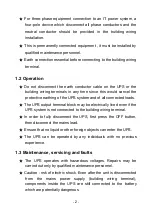 Preview for 6 page of PowerGuard 10KT User Manual