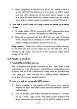 Preview for 28 page of PowerGuard 10KT User Manual