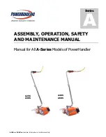 POWERHANDLING PowerHandler A Series Assembly, Operation, Safety And Maintenance Manual предпросмотр