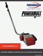 Preview for 1 page of POWERHANDLING PowerRoll RVB Series Assembly, Operation, Safety And Maintenance Manual