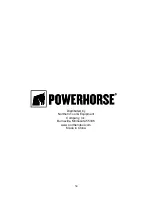 Preview for 34 page of Powerhorse 750126 Owner'S Manual