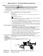 Preview for 16 page of Powerhorse M1165E Owner'S Manual