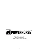 Preview for 54 page of Powerhorse M11966C.2 Owner'S Manual