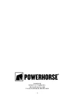 Preview for 8 page of Powerhorse MPHFFKB.1 Owner'S Manual