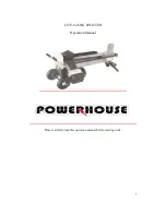 Powerhouse LS7T-52 Operation Manual preview