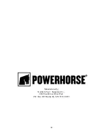 Preview for 30 page of Powerhouse M46850E.1 Installation, Operation And Maintenance Manual