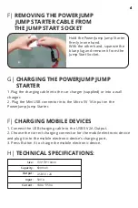 Предварительный просмотр 5 страницы PowerJump LMD-021 User Manual