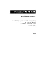 Powerleap PL-K6-III/98 Installation Manual предпросмотр