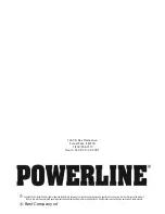 Предварительный просмотр 56 страницы Powerline BSG10X Owner'S Manual