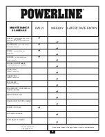 Предварительный просмотр 31 страницы Powerline P1.1x Owner'S Manual